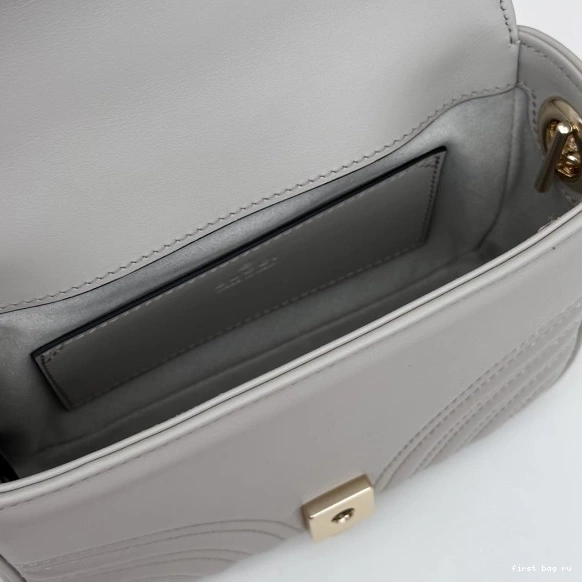 First bag ru bag-17*13*6CM top handle GG mini Marmont GUCCI 0806